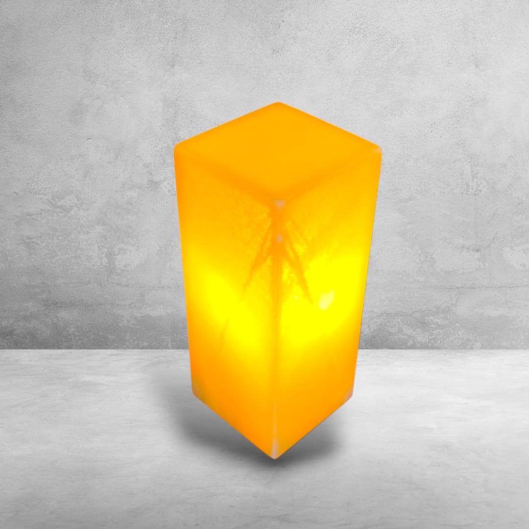 Gold Series 16, stylish golden onyx night light