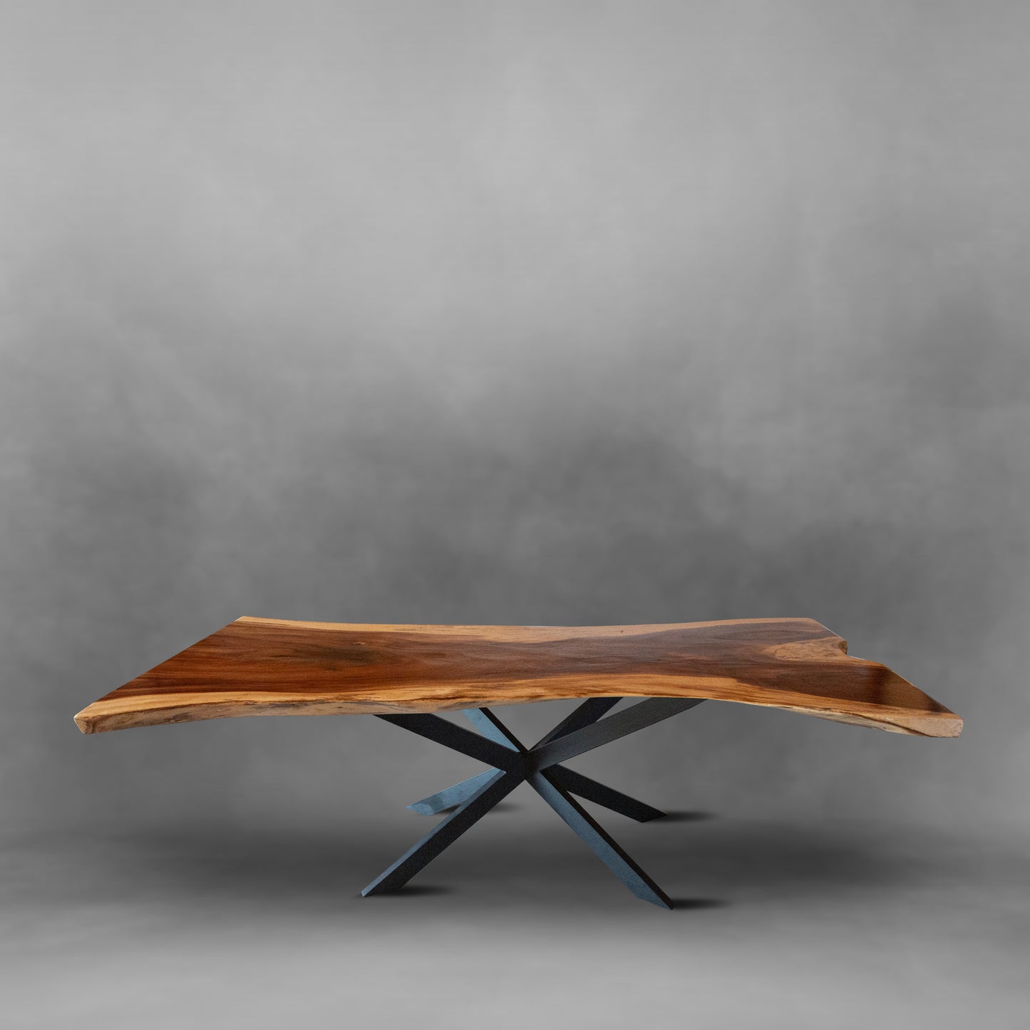 Sophisticated live age dinning parota or acacia table, solid wood