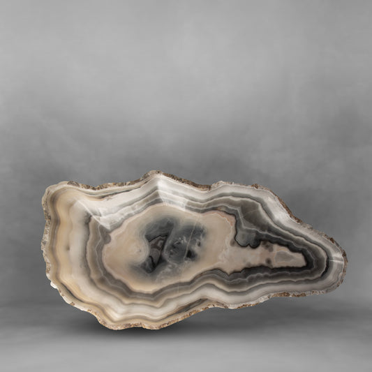 Black & Pearl, exquisite onyx bowl (large)