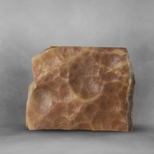 Amazing decorative onyx rock, two sides, dry lava and rock with mineral