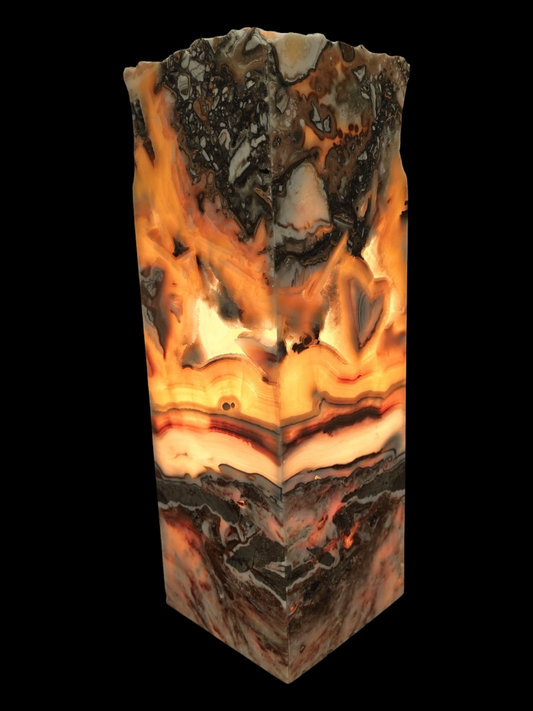 Rustic Gorgeous Onyx Lamp