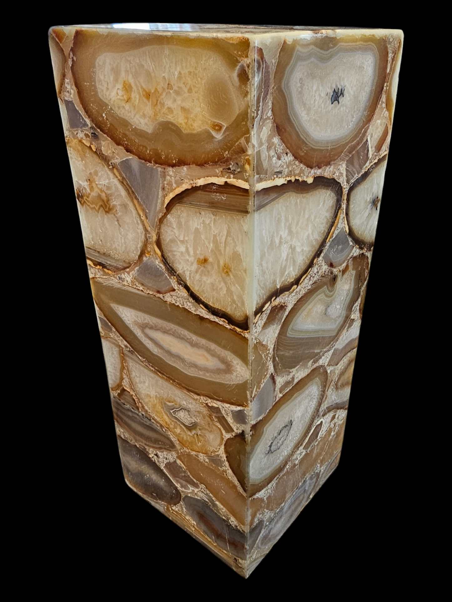 Natural Geode Stone Table Lamp