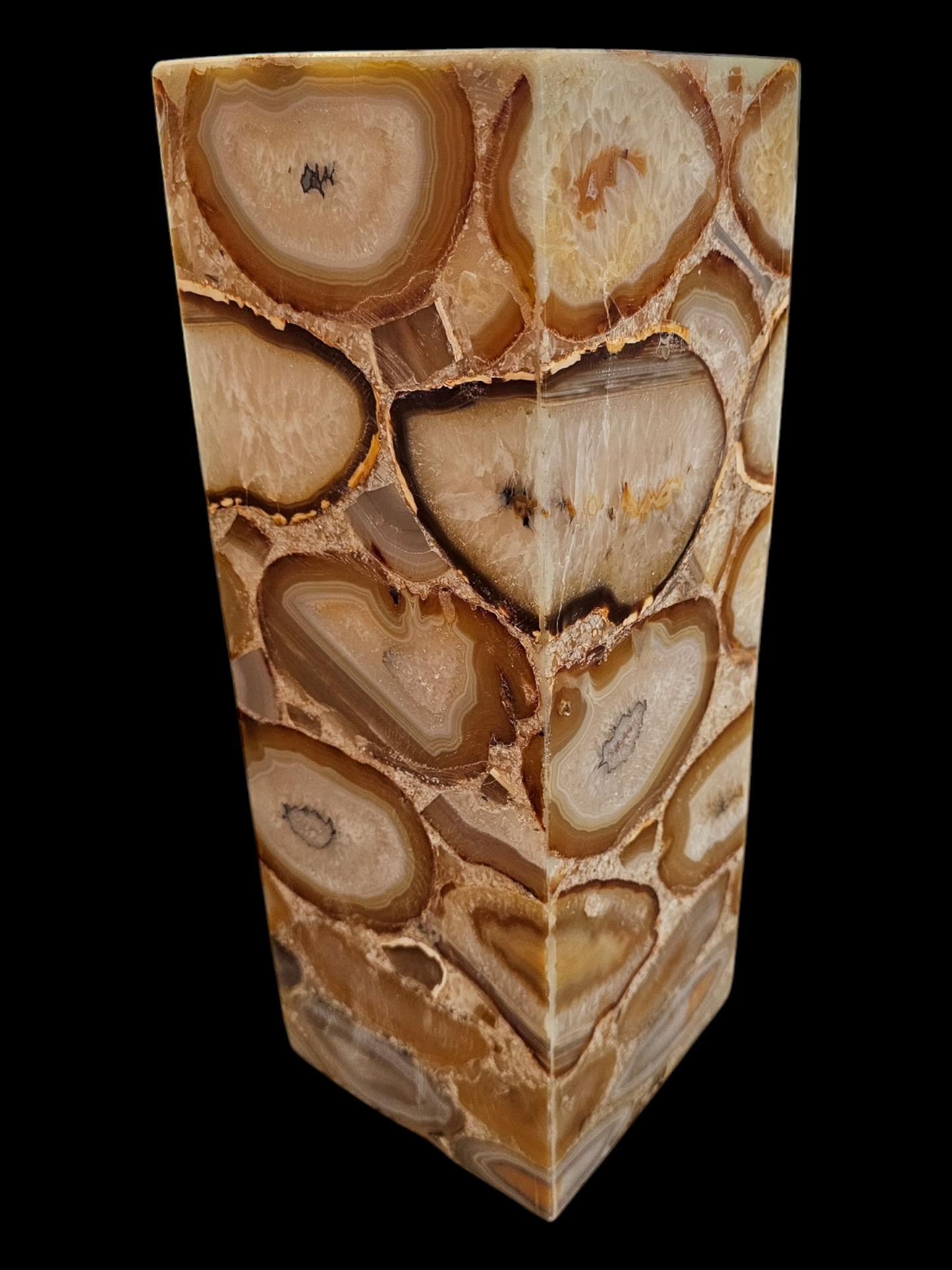 Natural Geode Stone Table Lamp