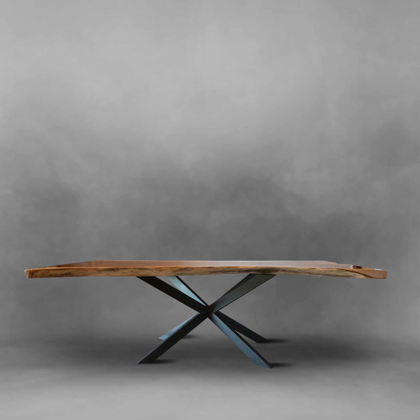 Sophisticated live age dinning parota or acacia table, solid wood
