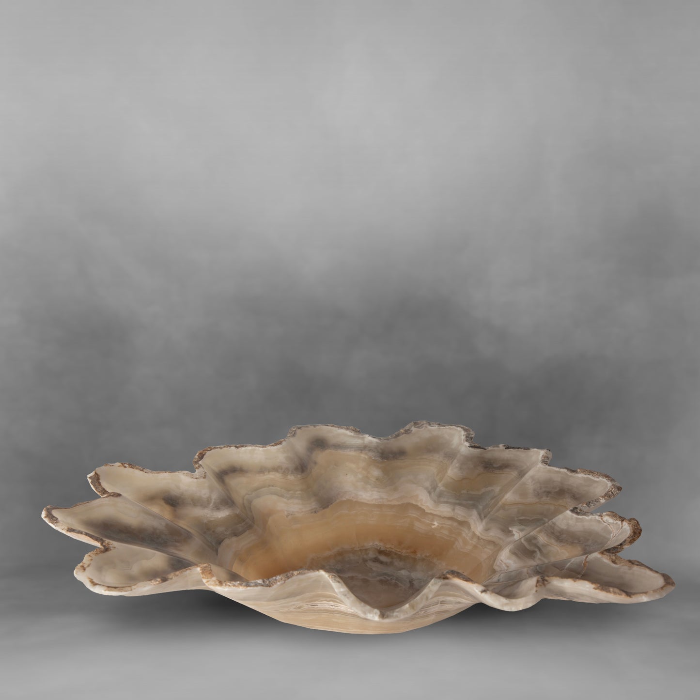 Sea Star, astonishing irregular forms, onyx bowl (large)