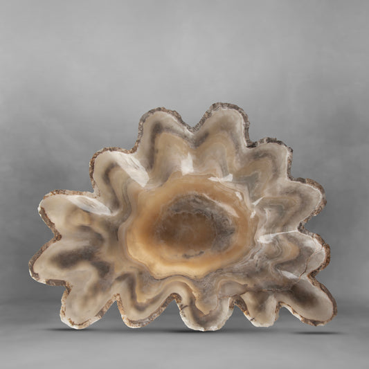 Sea Star, astonishing irregular forms, onyx bowl (large)