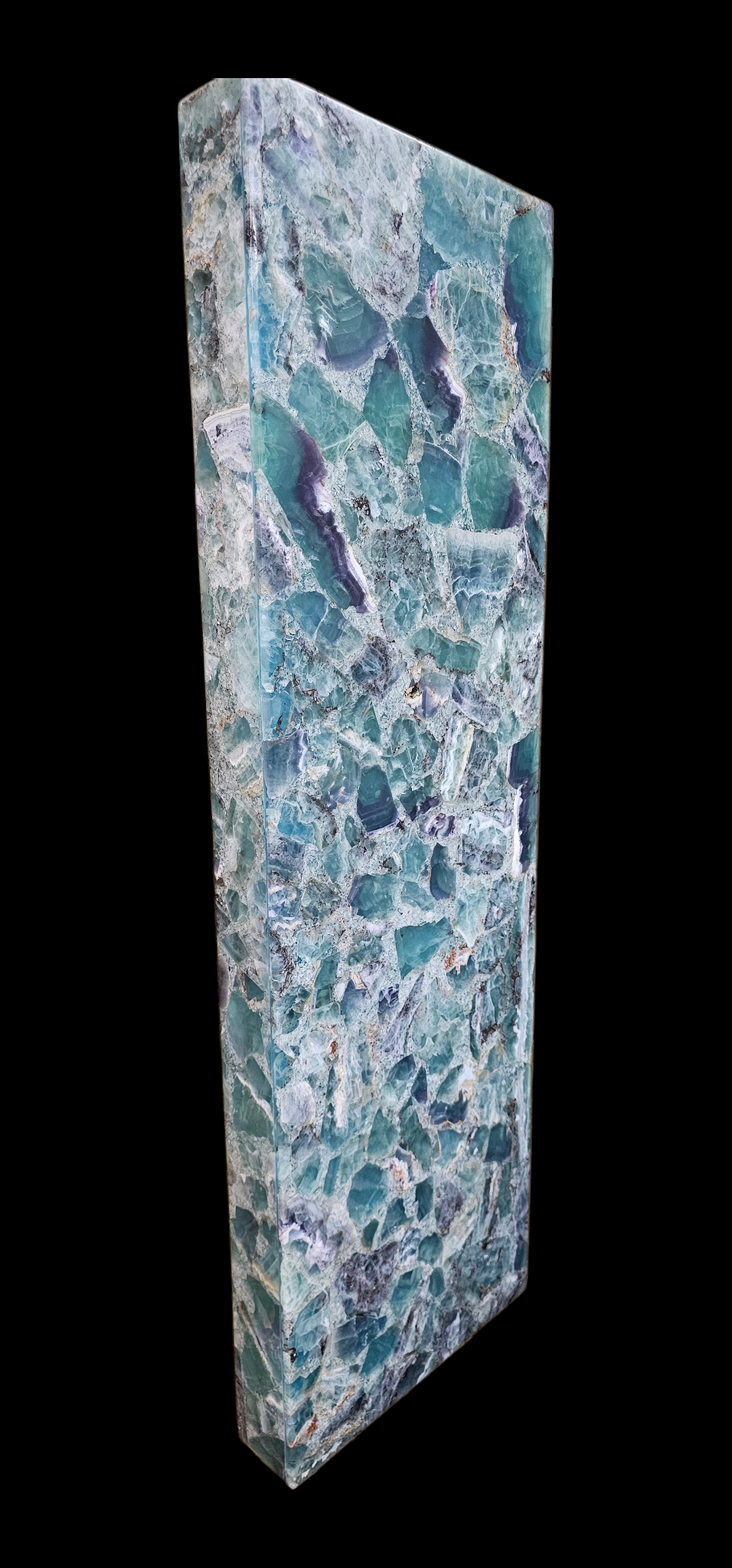 FLUORITE WALL LUMINARY ART PANEL