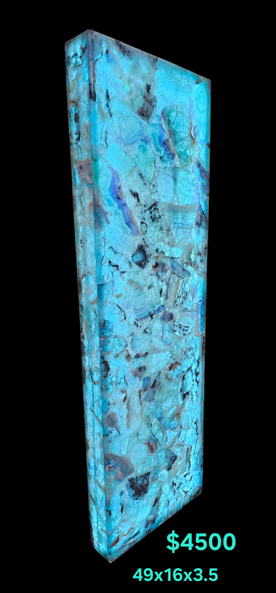 FLUORITE WALL LUMINARY ART PANEL