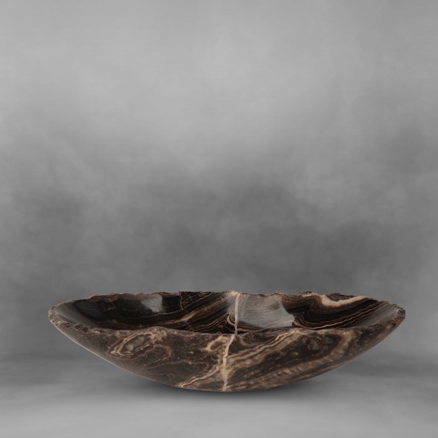 Dark elegant and somber, onyx candy bowl (small)