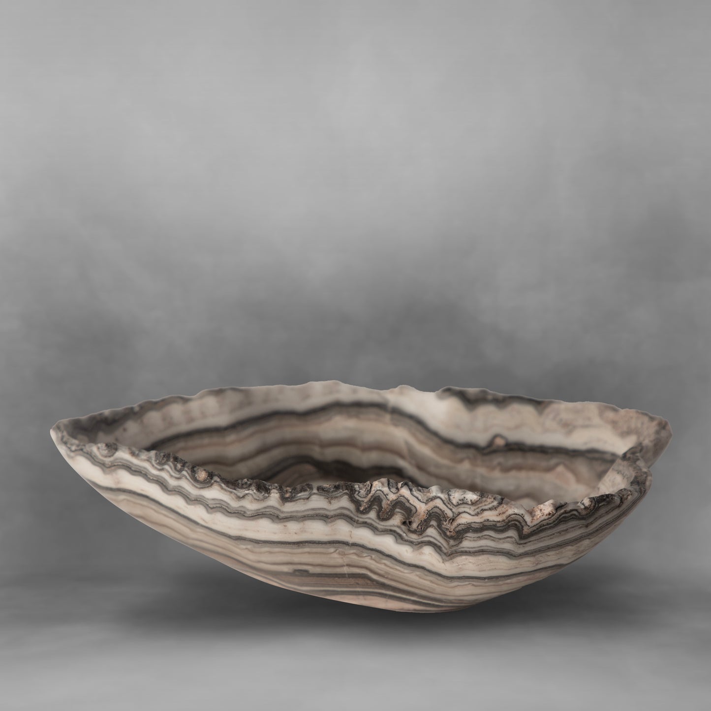 White & Gray Patterns, fancy onyx candy bowl (small)