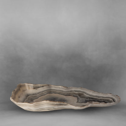 Black & Pearl, exquisite onyx bowl (large)