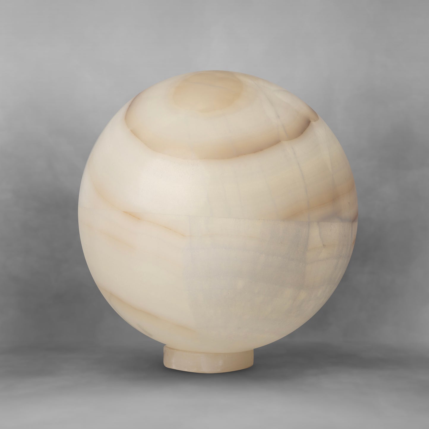 White & Pearl Series 69, elegant small onyx sphere lamp