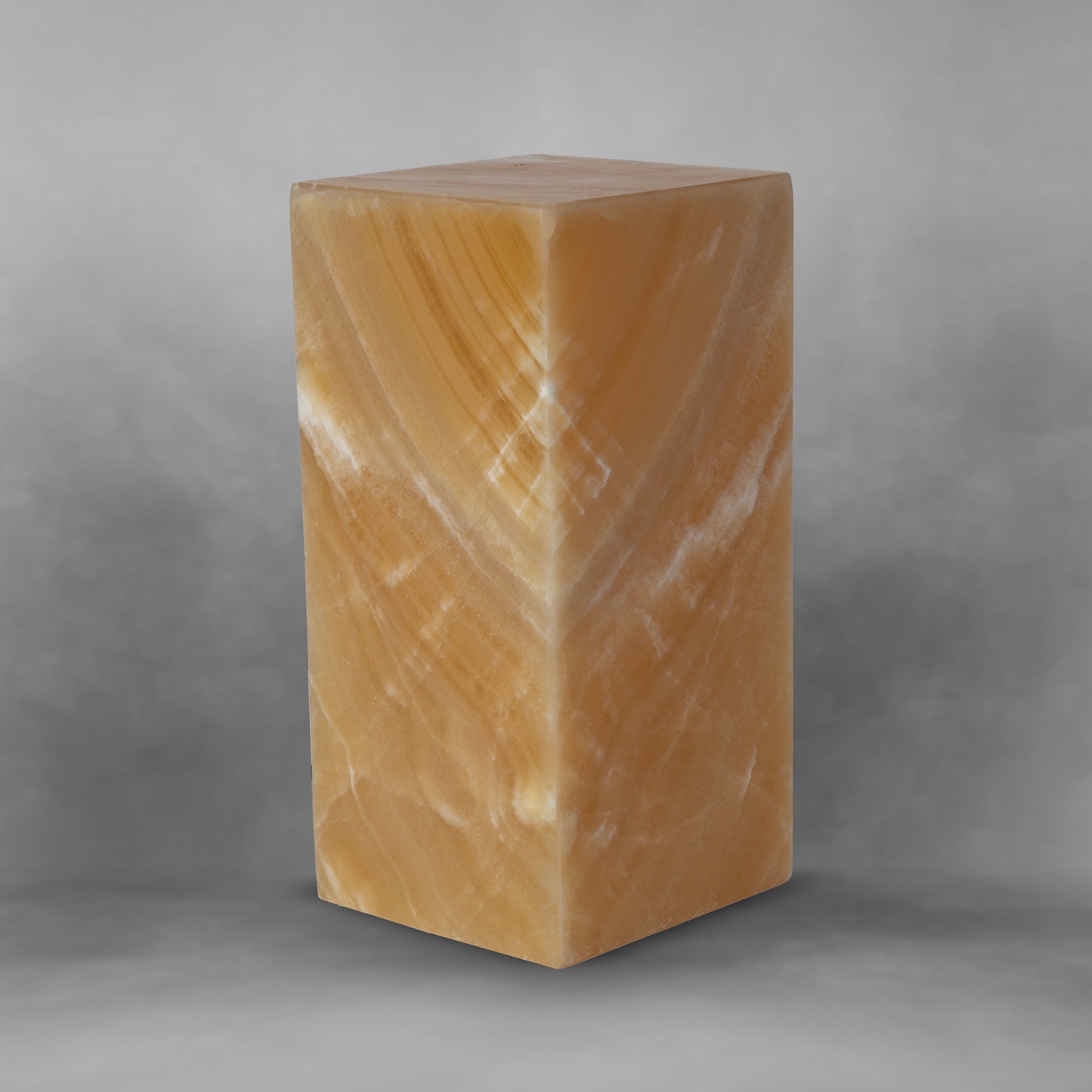 Yellow Lightning, stylish texture in yellows and browns, onyx night light