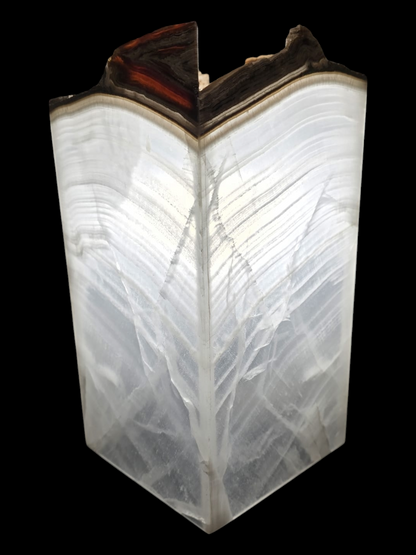 White Ice Onyx Lamp