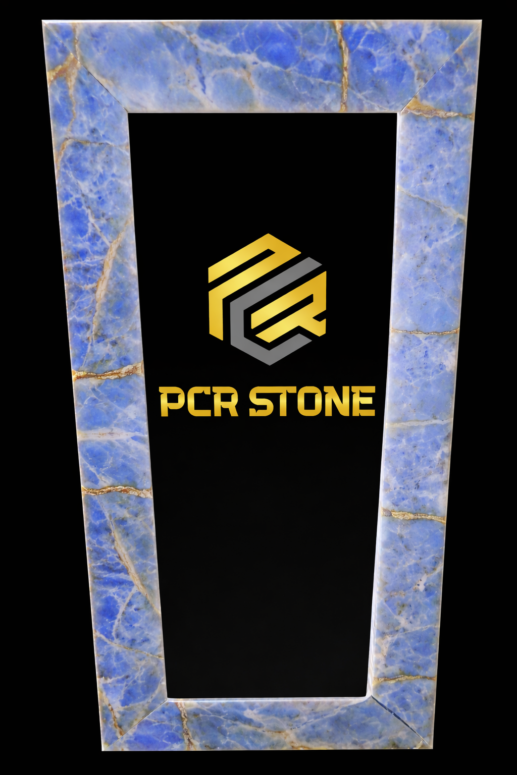 Stunning Blue Onyx Floor Mirror