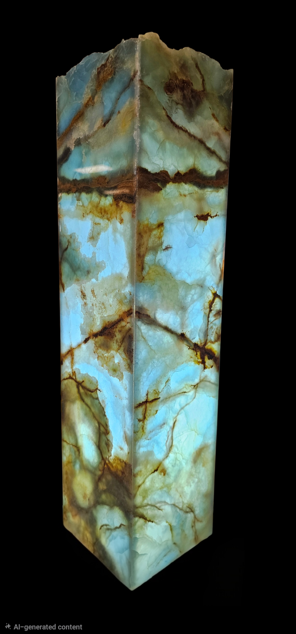 Northern Currant: Blue Onyx Lamp 💙