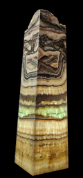 Earthbound Aurora: Serpentine Lamp