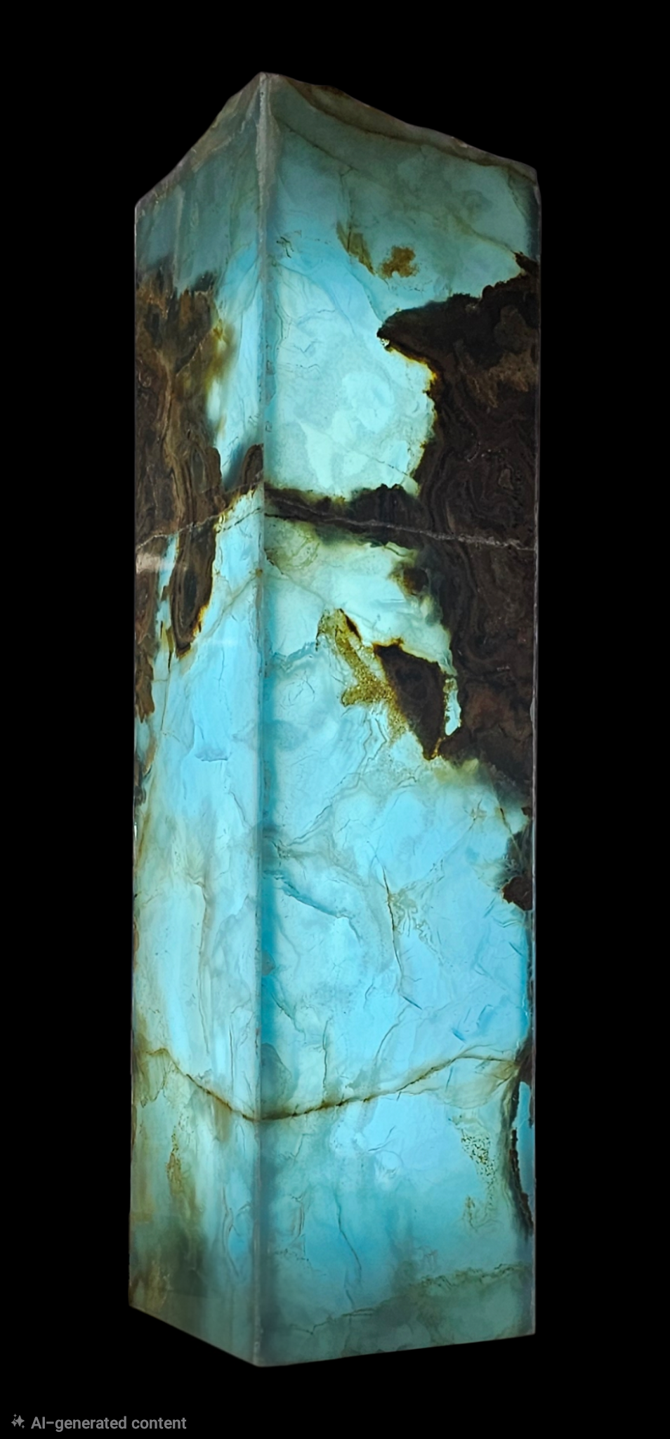 Blue Sanctuary: Blue Onyx Lamp 💙